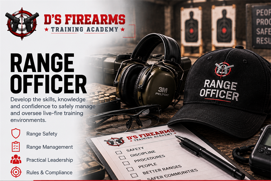 Range Officer shooting assessment course artwork